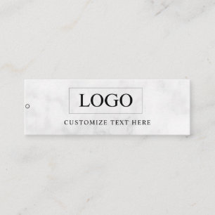 Minimalistisches Business-Logo-Kleidungslabel-Anha Mini Visitenkarte