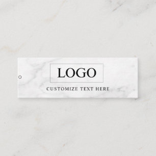 Minimalistisches Business-Logo-Kleidungslabel-Anha Mini Visitenkarte