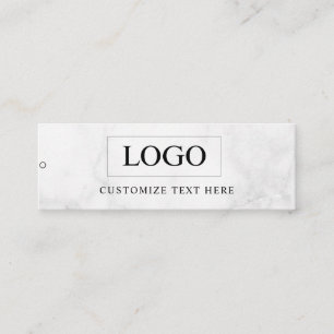 Minimalistisches Business-Logo-Kleidungslabel-Anha Mini Visitenkarte