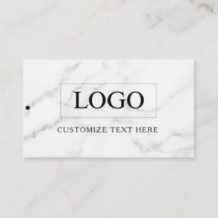 Minimalistisches Business-Logo-Kleidungslabel Anhä Visitenkarte