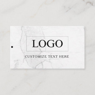 Minimalistisches Business-Logo-Kleidungslabel-Anhä Visitenkarte