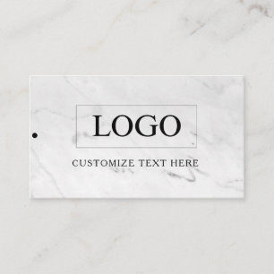 Minimalistisches Business-Logo-Kleidungslabel-Häng Visitenkarte