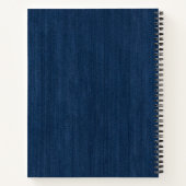 Minimalistisches Business-Notebook Notizblock (Rückseite)