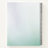 Minimalistisches Business-Notebook Notizblock (Rückseite)