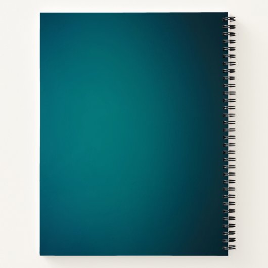 Minimalistisches Business-Notebook Notizblock (Rückseite)