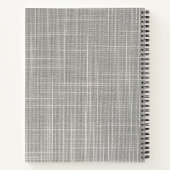 Minimalistisches Business-Notebook Notizblock (Rückseite)