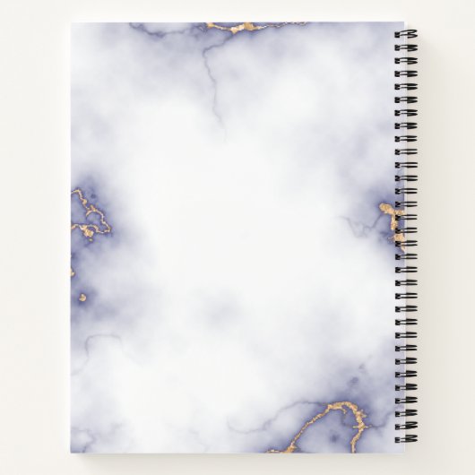 Minimalistisches Business-Notebook Notizblock (Rückseite)