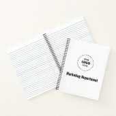 Minimalistisches Business-Notebook Notizblock (Innenseite)