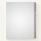 Minimalistisches Business-Notebook Notizblock (Rückseite)