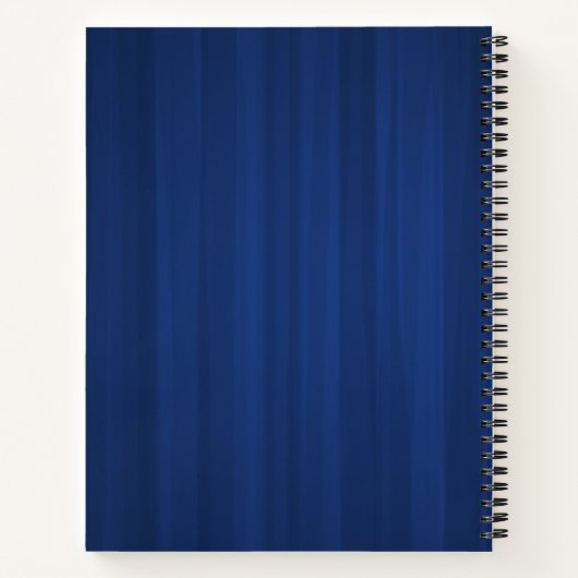 Minimalistisches Business-Notebook Notizblock (Rückseite)