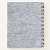 Minimalistisches Business-Notebook Notizblock (Rückseite)