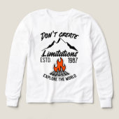 Minimalistisches Campfire Icon Design, Camping (Design Vorderseite)