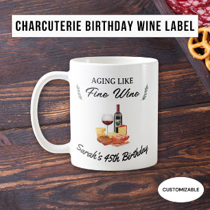 Minimalistisches Charcuterie- & Wein-Picknick Gebu Kaffeetasse