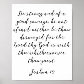 Minimalistisches Christliches Angebot Poster (Vorne)