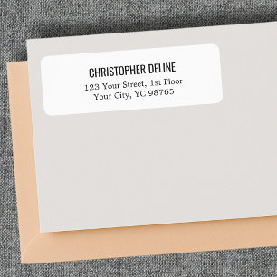 Minimalistisches Classic-Elegantes White Label