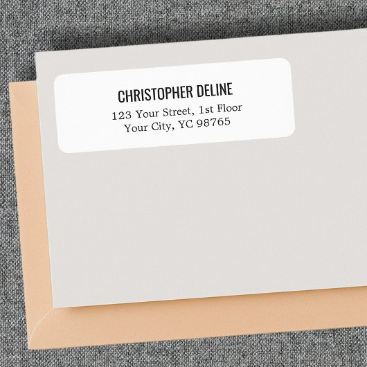 Minimalistisches Classic-Elegantes White Label