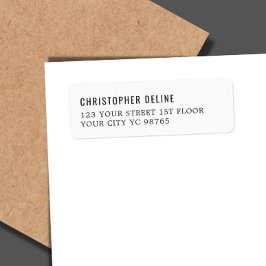 Minimalistisches Classic-Elegantes White Label