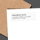 Minimalistisches Classic-Elegantes White Label