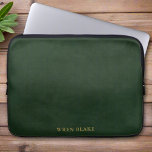 Minimalistisches Clean Simple Gold Script & Sage G Laptopschutzhülle<br><div class="desc">Das Minimalistische Clean Simple Gold Script & Sage Green Laptop Sleeve - ein elegantes und stilvolles Accessoire, das modernes Design nahtlos mit funktionaler Eleganz verbindet. Die beruhigende Sage Green Kulisse, ergänzt durch das Minimalistische Gold Script, schafft einen unterschwelligen, aber raffinierten Look. Dieser Laptop-Sleeve wurde für Ästhetik und Schutz konzipiert und...</div>