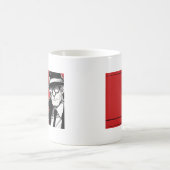 Minimalistisches Comic Männer Kaffeetasse (Mittel)