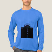 Minimalistisches Computer-Hardware-Schaltplan-Tech Tri-Blend Shirt (Vorderseite)