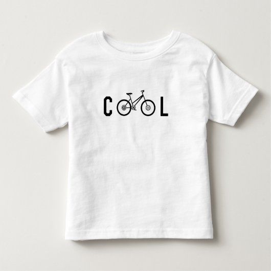 Minimalistisches Cooles Fahrrad-Geschenk Kleinkind T-shirt (Vorderseite)