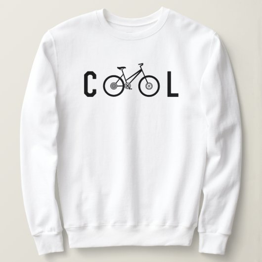 Minimalistisches Cooles Fahrrad-Geschenk Sweatshirt (Design vorne)