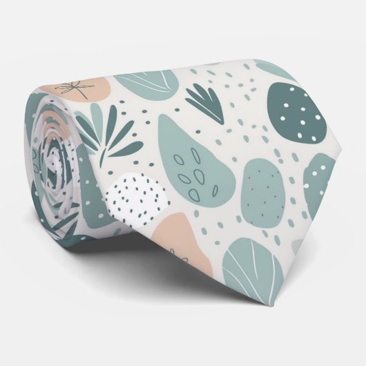 Minimalistisches cooles Splint-Muster Krawatte (Gerollt)