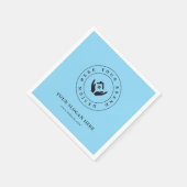 Minimalistisches Corporate Branding Designpapier N Serviette (Ecke)