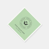 Minimalistisches Corporate Branding Designpapier N Serviette (Ecke)