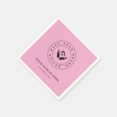 Minimalistisches Corporate Branding Designpapier N Serviette (Ecke)