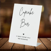 Minimalistisches Cupcake Bar Sign | Dessert Table Sockelschild