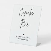 Minimalistisches Cupcake Bar Sign | Dessert Table Sockelschild (Vorderseite)