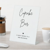 Minimalistisches Cupcake Bar Sign | Dessert Table Sockelschild (In SItu)