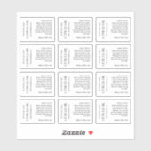 Minimalistisches Cuticle Oil 5 ml Dropdown-Flasche Aufkleber (Blatt)