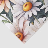 Minimalistisches Daisies Muster Seidenpapier (Ausschnitt)