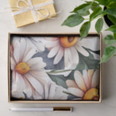 Minimalistisches Daisies Muster Seidenpapier (Geschenk)