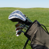 Minimalistisches Daisy-Blumenmuster (1) Golf Headcover (In SItu)