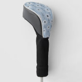 Minimalistisches Daisy-Blumenmuster (7) Golf Headcover (angewinkelt)