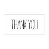 Minimalistisches Dankeschön Gummistempel (Prägung)