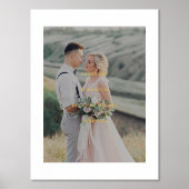 Minimalistisches DankesFoto mit Gold Foliendrucke (Vorderseite)