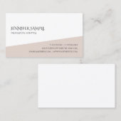 Minimalistisches Design Beruflich Schlicht Visitenkarte (Vorne/Hinten)