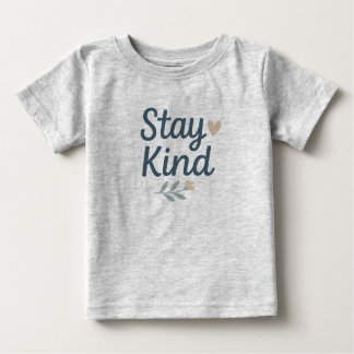 Minimalistisches Design bleibe Baby T-shirt