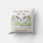 Minimalistisches Design der eleganten Liebe Kissen (Rückseite)