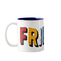 Minimalistisches Design der Tasse "FREUNDE"