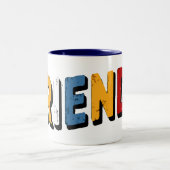 Minimalistisches Design der Tasse "FREUNDE" (Mittel)