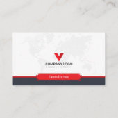 Minimalistisches Design der Visitenkarte | Elegant (Rückseite)