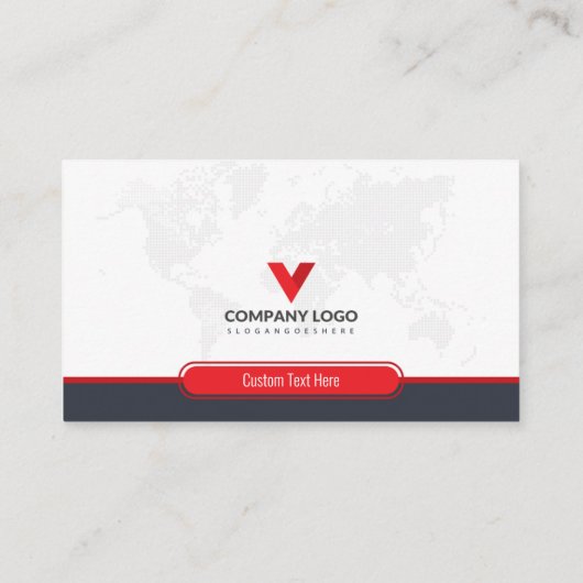 Minimalistisches Design der Visitenkarte | Elegant (Rückseite)