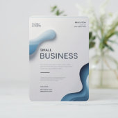 Minimalistisches Design der Visitenkarte für Bilu Begleitkarte (Stehend Vorderseite)