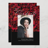 Minimalistisches Design für Abschluss (Vorne/Hinten)